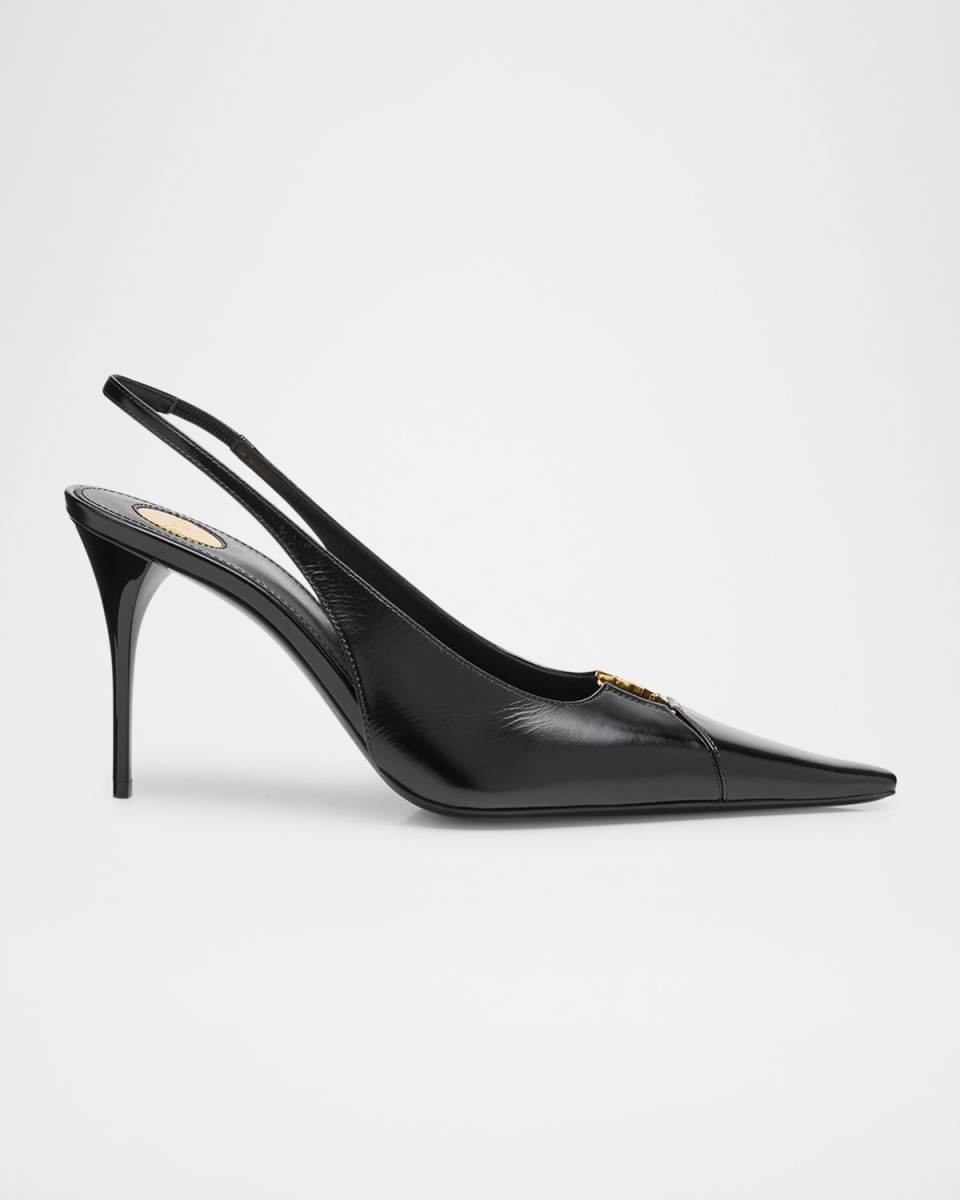 Babylone Leather YSL Slingback Pumps